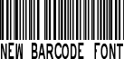New Barcode Font New Barcode Font tfb.ttf