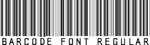 barcode font Regular BarcodeFont.ttf