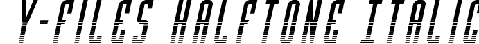 Y-Files Halftone Italic yfileshalfital.ttf