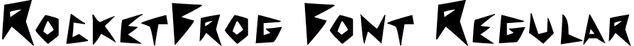 RocketFrog Font Regular rocketfrog_font.ttf