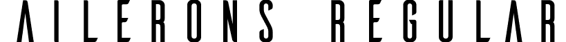 Ailerons Regular Ailerons-Typeface.otf