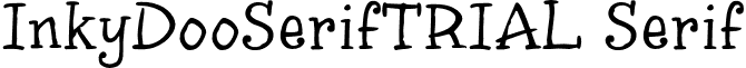 InkyDooSerifTRIAL Serif INKY_S_T.otf