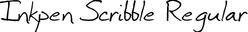 Inkpen Scribble Regular inkpen_scribble.ttf