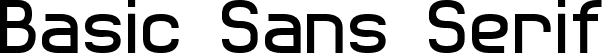 Basic Sans Serif basic_sans_serif_7.ttf