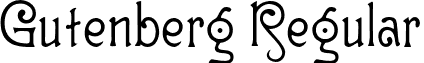 Gutenberg Regular Gutenberg-Medium.otf