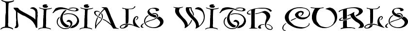 Initials with curls InitialsWithACurl.ttf
