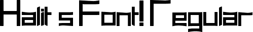 Halit's Font! Regular Halit_s_Font_21.ttf