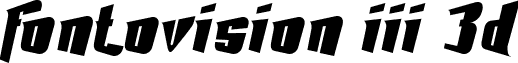 Fontovision III 3D Font3D2.ttf