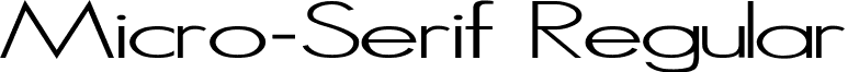 Micro-Serif Regular micro_se.ttf