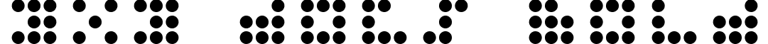 3x3 dots Bold 3x3dotsb.ttf