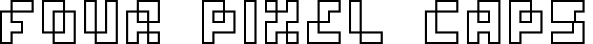 four pixel caps four_pixel_caps_outline.ttf