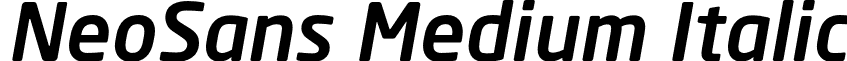 NeoSans Medium Italic NeoSans Medium Italic.otf