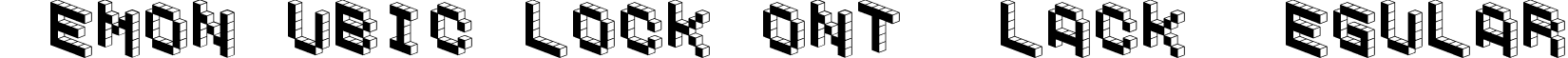 DemonCubicBlockFont Black Regular cubicblock_b.ttf