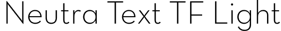 Neutra Text TF Light NeutraTextTF-LightAlt.otf