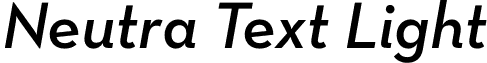 Neutra Text Light NeutraText-DemiItalic.otf