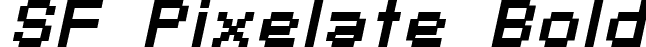 SF Pixelate Bold sf pixelate bold oblique.ttf