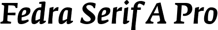 Fedra Serif A Pro FedraSerifPro A MediumIta.otf
