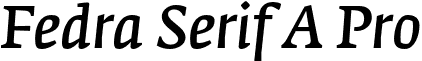Fedra Serif A Pro FedraSerifPro A NormalIta.otf