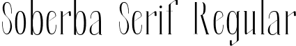 Soberba Serif Regular SoberbaSerif-Regular.ttf