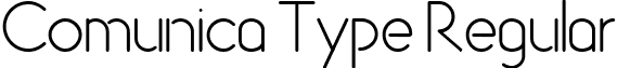 Comunica Type Regular COMUNICA_TYPE.ttf