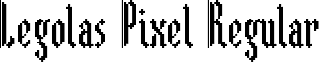 Legolas Pixel Regular legolas_pixel.ttf