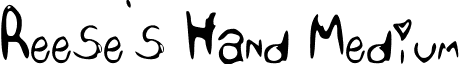 Reese's Hand Medium Reese__s_Handwriting_Font_by_reese_the_wolf.ttf