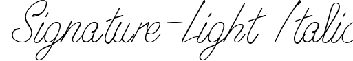 Signature-Light Italic unicode.signatli.ttf
