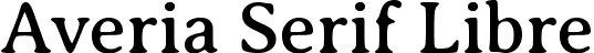 Averia Serif Libre AveriaSerifLibre-Regular.ttf