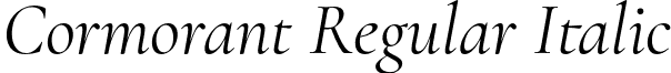 Cormorant Regular Italic Cormorant-RegularItalic.otf