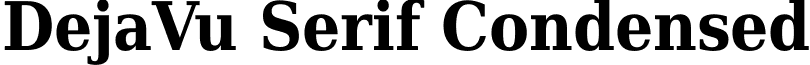 DejaVu Serif Condensed DejaVuSerifCondensed-Bold.ttf