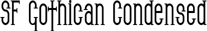 SF Gothican Condensed SFGothicanCondensed-Bold.ttf
