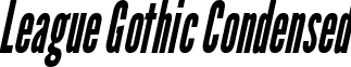 League Gothic Condensed leaguegothic-condensed-italic-webfont.ttf