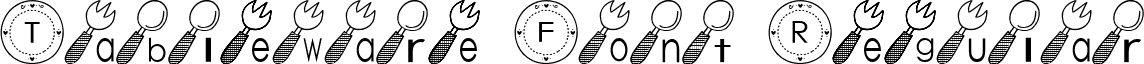 Tableware Font Regular t-w.ttf