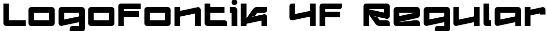 Logofontik 4F Regular Logofontik 4F-Regular.otf