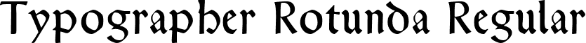Typographer Rotunda Regular TypographerRotundaAlt.ttf