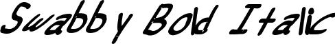 Swabby Bold Italic SwabbyBold-Italic.ttf