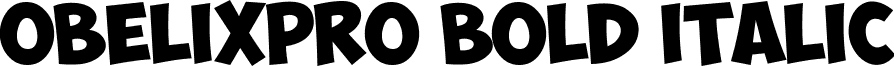 ObelixPro Bold Italic ObelixProBIt-cyr.ttf