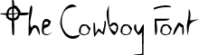 The Cowboy Font THECF___.TTF