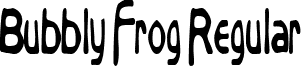Bubbly Frog Regular Bubbly Frog.ttf