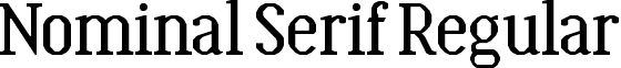 Nominal Serif Regular nominal_serif.ttf