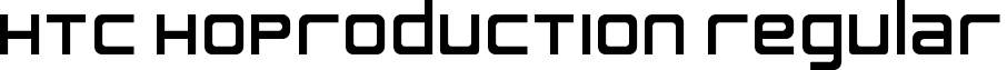 HTC HoProduction Regular htc_hoproduction.ttf