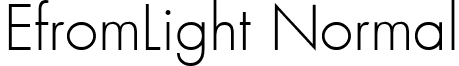 EfromLight Normal efrom_light.ttf